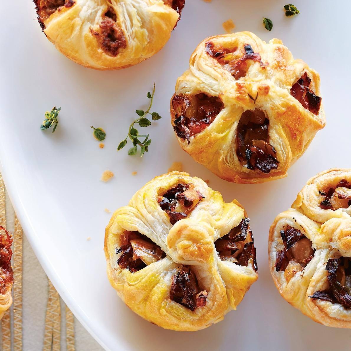 Maple Bacon Puffed Pastry Bites