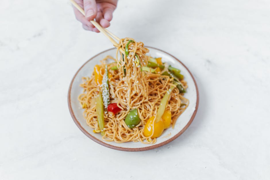 Sesame Noodles with Vegetables