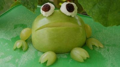 Apple Frog for Kids