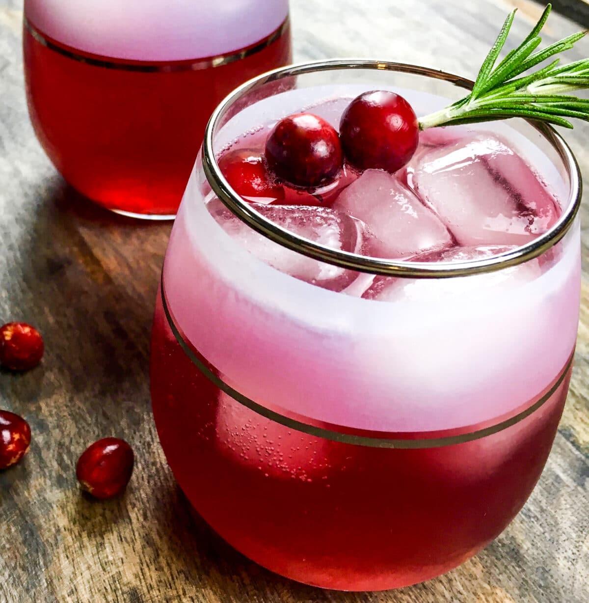 Cranberry Maple Spritzer