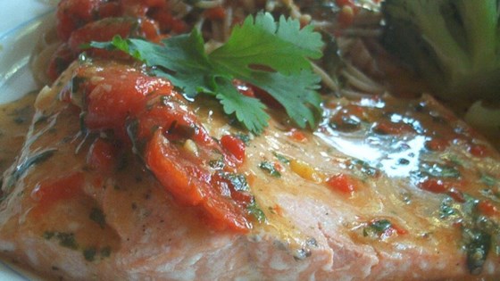 Red Pepper-Salmon Pasta