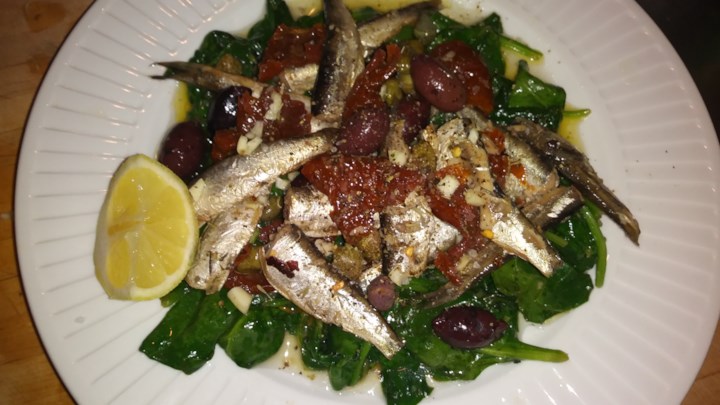 Sardines with Sun-Dried Tomato and Capers