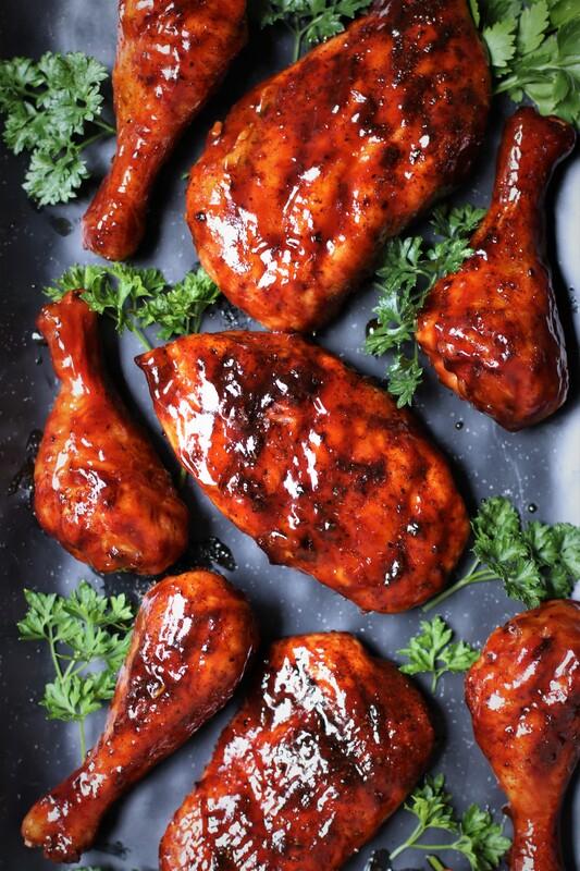 Grilled Maple-Glazed Chicken